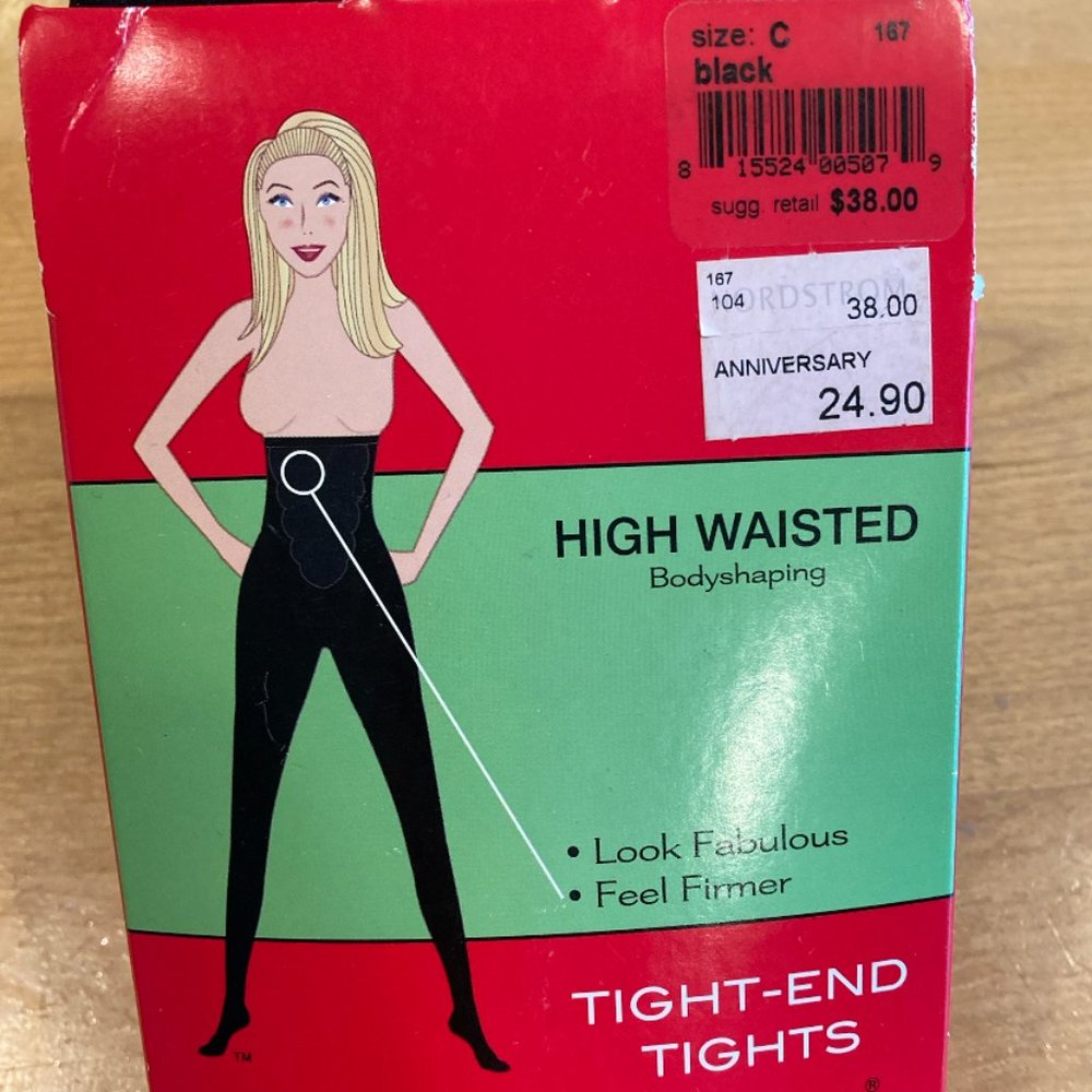 spanx high waisted bodyshaping size c black